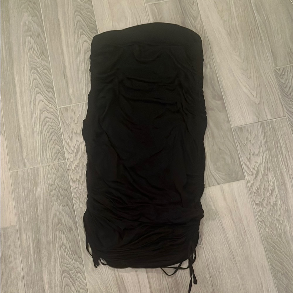 All Saints Women’s Black Strapless Dress Size: 8